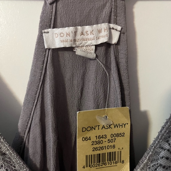 NWT O/S American Eagle Purple Sleeveless Lace Pullover Summer Dress - Picture 8 of 16